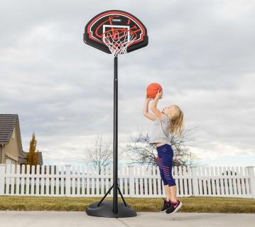 Lifetime 90022 | höhenverstellbarer Basketballkorb mit Ständer | 244–305 cm 