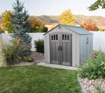 Lifetime Kunststoff Gerätehaus Jupiter | Grau | 304x243x243 cm 