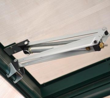 Rion automatischer Dachfensteröffner passend für Rion Gewächshäuser | Silber | 