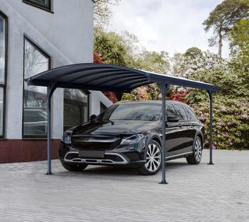 B-WARE Palram - Canopia Aluminium Carport Vitoria 5000 | Anthrazit | 501x291x239 cm 