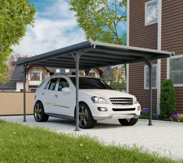 Palram - Canopia Aluminium Carport Verona 5000 | Anthrazit | 500x297x218 cm 