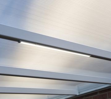 Palram - Canopia Pavillon Lichtleiste | Weiß | 67 cm 