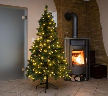 B-WARE Evergreen Künstlicher Weihnachtsbaum Oxford Kiefer | Inkl. LEDs | Grün | 180 cm 