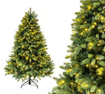 Evergreen Künstlicher Weihnachtsbaum Vermont Fichte | Inkl. LEDs | Grün | 180 cm 