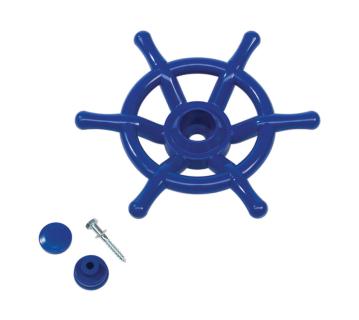 KBT Play Kunststoff Kinderspielhaus Zubehör Lenkrad | Blau | 