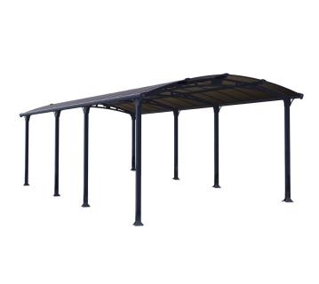 Palram - Canopia Aluminium Carport Arcadia 8500 | Anthrazit | 858x359x242 cm 
