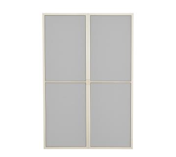 Palram - Canopia Insektenschutztür für Kaltwintergarten Sanremo | Weiß | 137x205 cm 