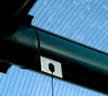 Rion Befestigungshaken & Rankhilfe | Gewächshaus Zubehör | Silber | 10 Stück 