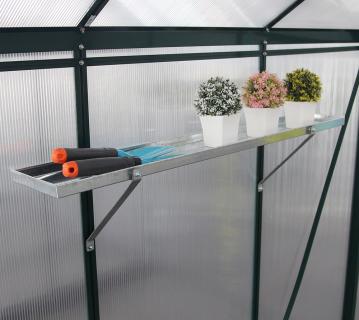 Westmann Metall Gewächshaus Regal Systema | Gewächshaus Zubehör | 95x16x3 cm 
