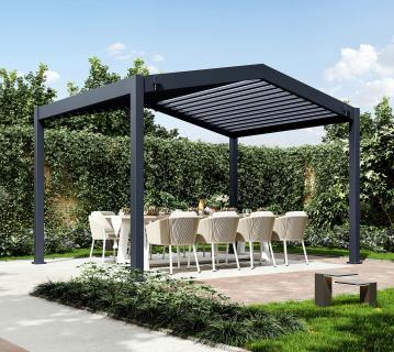 Paragon Outdoor Icon 1013 | Aluminium Pergola mit Lamellendach | 3x4 m 