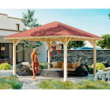 Skan Holz Holz Pavillon Cannes 2 | Natur | 439x439x329 cm 