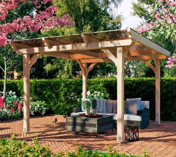 Skan Holz Holz Pavillon Marseille | Natur | 350x327x236 cm 