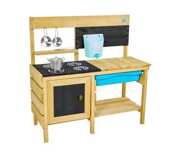 B-WARE TP Toys Holz Matschküche Murmeltier Deluxe | Natur | 136x40x96 cm 