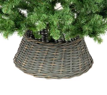 Westmann Rattan Weihnachtsbaum Rock Santa -1 | Grau | Ø 65 cm 