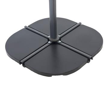 Venture Home Leeds Sonnenschirmfuß schwarz 