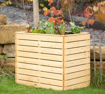 Westmann Holz Hochbeet Asket M | Natur | 110x70x90 cm 