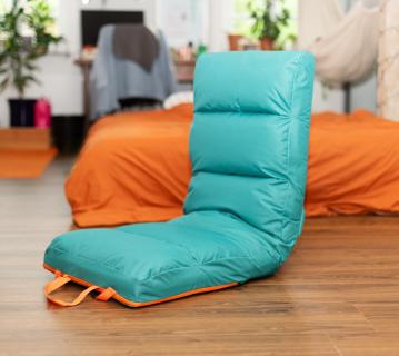 B-WARE Westmann Tragbare Sitzmatte Lounger | Petrol | 128x52x15 cm 