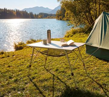 Westmann Pine | faltbarer Campingtisch | höhenverstellbar & klappbar 