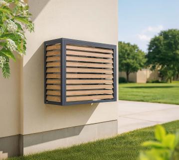 Westmann Boxa S | Verkleidung Wärmepumpe | Holzoptik  