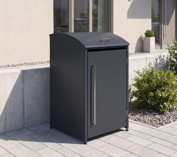 Westmann Metall Mülltonnenbox Moderna 1 | 1x240 L | Anthrazit | 83x72x135 cm 