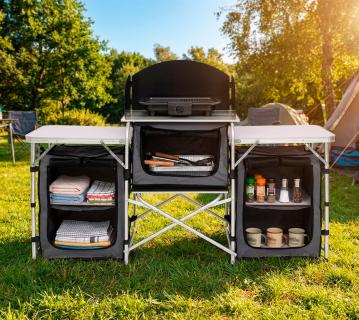 Westmann Redwood M | mobile Campingküche faltbar | Aluminium 