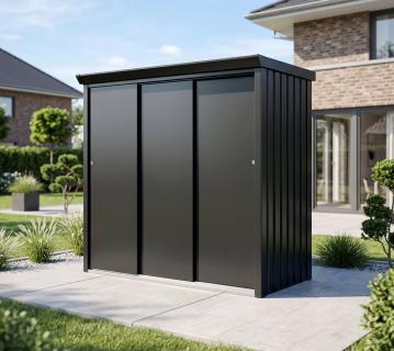 WESTMANN SIGNATURE Agilo Premio 190 | Gartenschrank mit Regal & Boden | 194x94x181 cm 