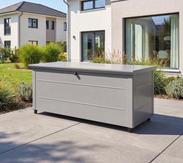 WESTMANN SIGNATURE Condo | Metall Gartenbox 512 L | Silbergrau | 1,5x0,7 m 