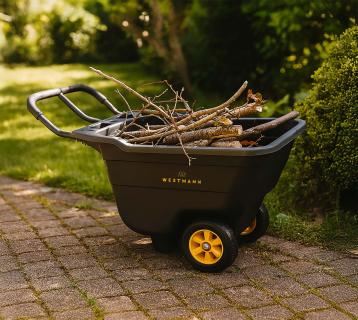 Westmann Prakta S | kleine Kunststoff Schubkarre  
