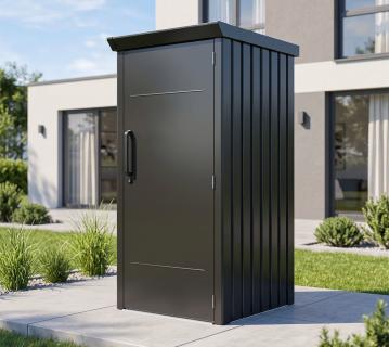 WESTMANN SIGNATURE Ordo | Metall Gartenschrank | Anthrazit | 87x94x181 cm 
