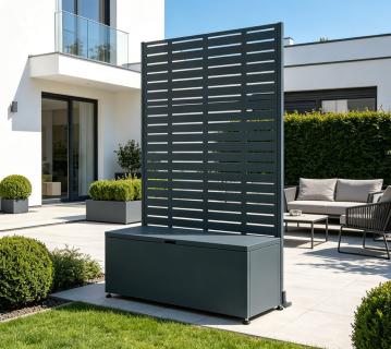 Westmann Usus 2 | Gartenbox mit Sichtschutz 