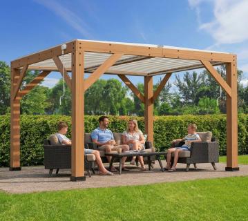 Westmann Karl 1311 | Pergola mit Lamellendach Karl | 4x3 m 