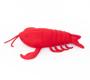 Stoff Sitzsack Hummer | Rot | 80x95x18 cm 