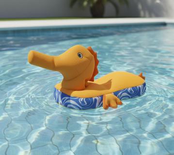 Westmann Seepferdchen | Stoff Schwimmtier für den Pool  