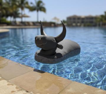 Westmann Stier | Stoff Schwimmtier für den Pool  