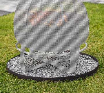 CookKing Stahl Feuerschalenbasis 80 | Zubehör für Feuerschalen | Ø 80 cm 