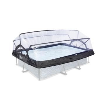 Exit Pool Abdeckung rechteckig | Weiß | 273x210x85 cm 