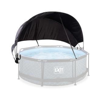 Exit Pool Sonnensegel rund | Schwarz | 140 cm 