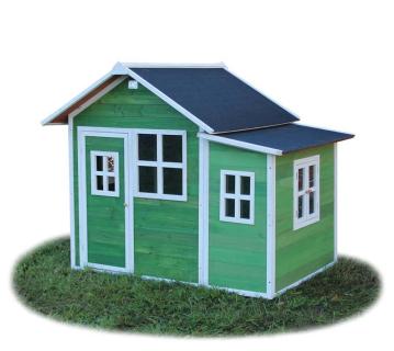 Exit Holz Spielhaus Loft 150 | Grün | 171x160 cm 