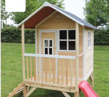 Exit Holz Spielhaus Loft 300 | Natur | 185x260x225 cm 