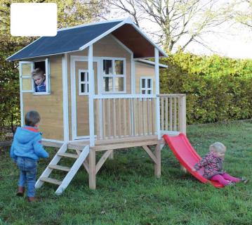 Exit Holz Spielhaus Loft 350 | Natur | 200x280x225 cm 