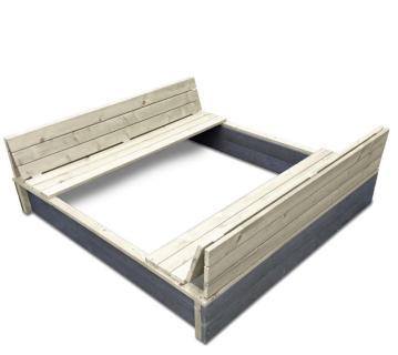 EXIT Aksent Sandkasten / Sandgrube XL inkl. Holzabdeckung 