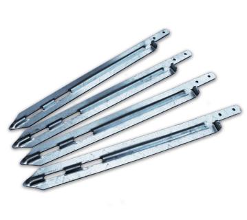 Exit Metall Anker für Spielgeräte 4er Set | Silber | 38 cm 