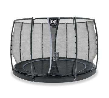 Exit Bodentrampolin Dynamic rund | Schwarz | Ø 366 cm