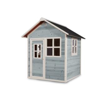 Exit Holz Spielhaus Loft 100 | Blau | 149x141x160 cm 