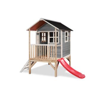 Exit Holz Spielhaus Loft 300 | Grau | 185x260x225 cm 