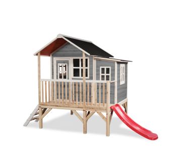 Exit Holz Spielhaus Loft 350 | Grau | 280x225 cm 