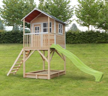 Exit Holz Spielhaus Loft 700 | Braun | 391x190x269 cm 