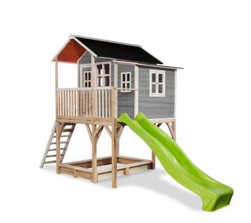 Exit Holz Spielhaus Loft 750 | Grau | 190x269 cm 