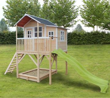 Exit Holz Spielhaus Loft 750 | Braun | 190x269 cm 