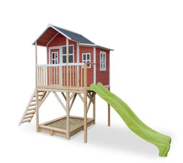 Exit Holz Spielhaus Loft 750 | Rot | 190x269 cm 